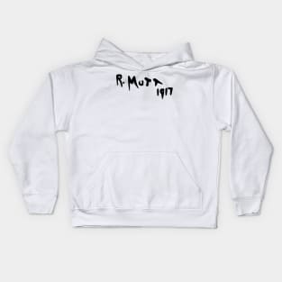 R. Mutt 1917, Fountain by Marcel Duchamp Kids Hoodie